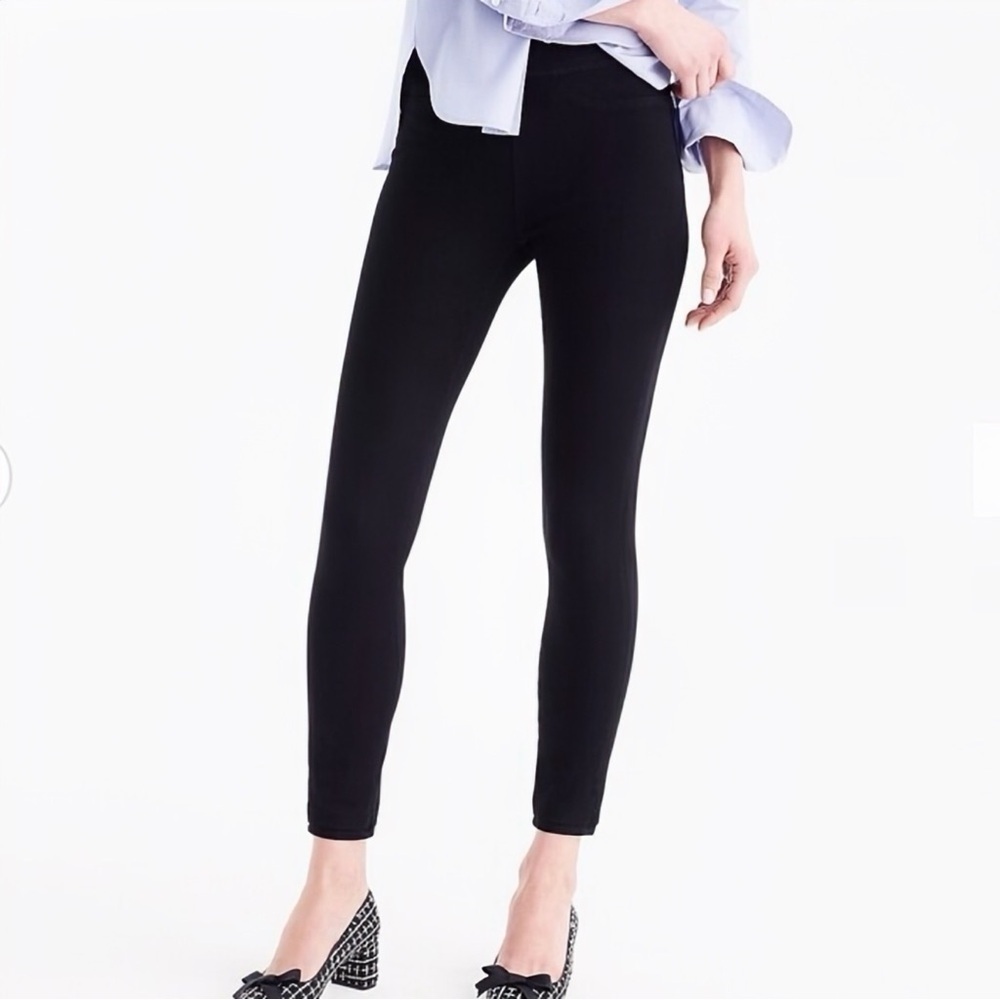 J. Crew ‘Pull-On Toothpick Jeans’ in “Washed Black” Size 28